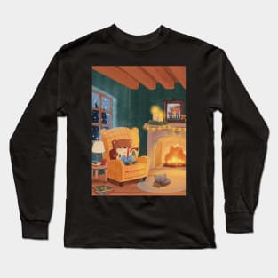 Cozy fireplace Long Sleeve T-Shirt